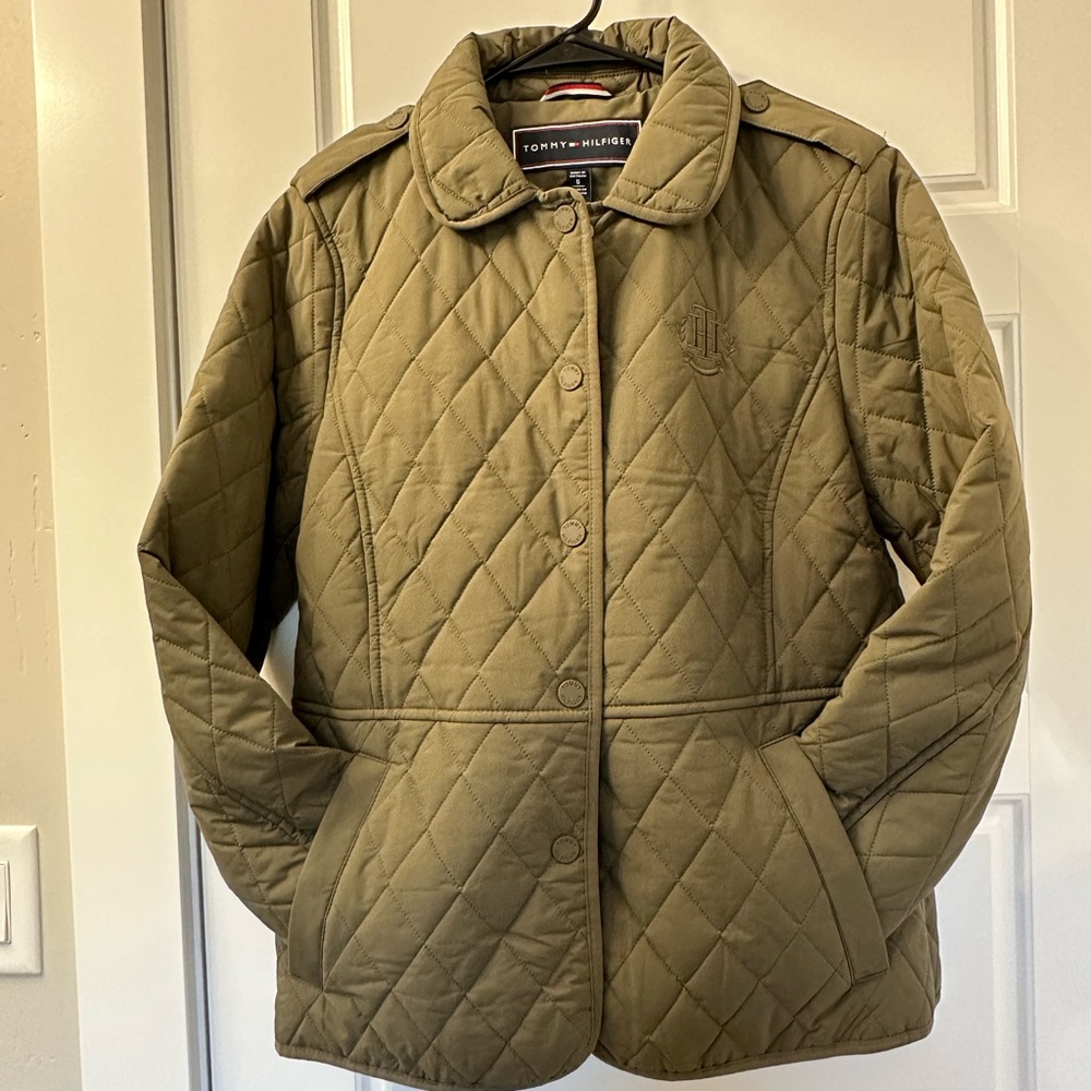 Tommy Hilfiger Women's Utility Jacket - Olive